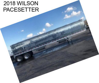 2018 WILSON PACESETTER