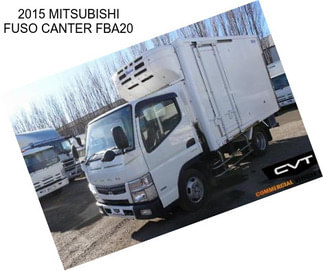 2015 MITSUBISHI FUSO CANTER FBA20