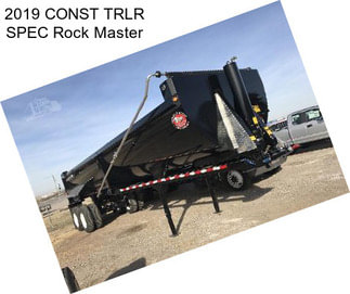 2019 CONST TRLR SPEC Rock Master