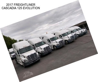 2017 FREIGHTLINER CASCADIA 125 EVOLUTION