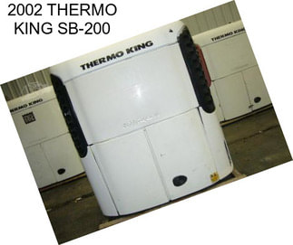 2002 THERMO KING SB-200