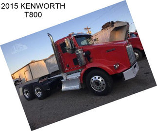 2015 KENWORTH T800