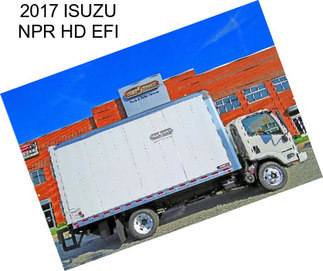 2017 ISUZU NPR HD EFI