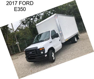 2017 FORD E350