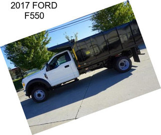 2017 FORD F550