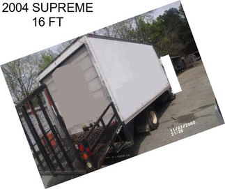 2004 SUPREME 16 FT