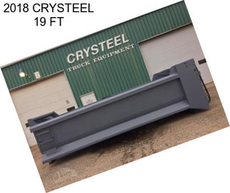 2018 CRYSTEEL 19 FT