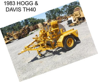 1983 HOGG & DAVIS TH40