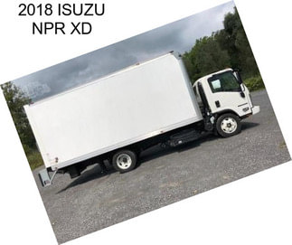 2018 ISUZU NPR XD