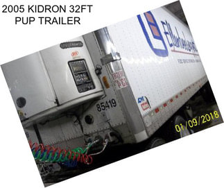 2005 KIDRON 32FT PUP TRAILER