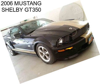 2006 MUSTANG SHELBY GT350