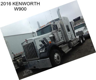 2016 KENWORTH W900