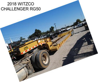 2018 WITZCO CHALLENGER RG50