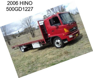 2006 HINO 500GD1227