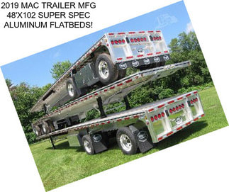 2019 MAC TRAILER MFG 48\'X102\