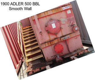 1900 ADLER 500 BBL Smooth Wall