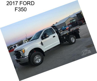 2017 FORD F350