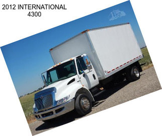 2012 INTERNATIONAL 4300