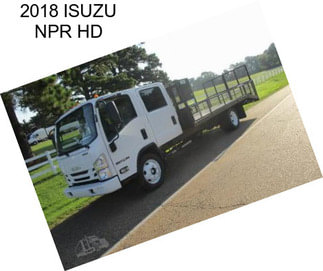 2018 ISUZU NPR HD