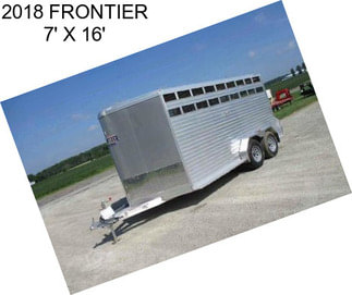 2018 FRONTIER 7\' X 16\'