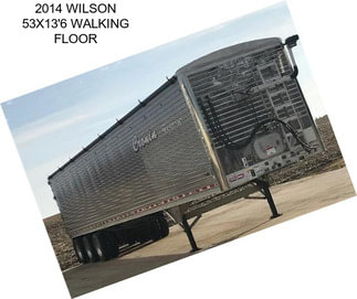 2014 WILSON 53X13\'6 WALKING FLOOR