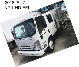 2018 ISUZU NPR HD EFI