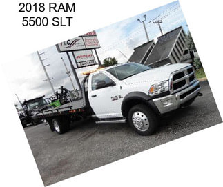 2018 RAM 5500 SLT