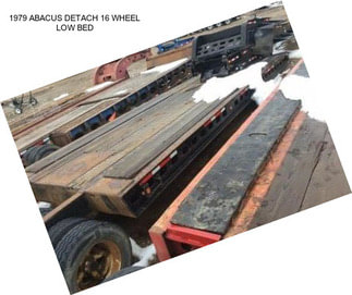 1979 ABACUS DETACH 16 WHEEL LOW BED