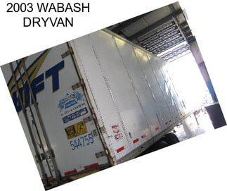 2003 WABASH DRYVAN