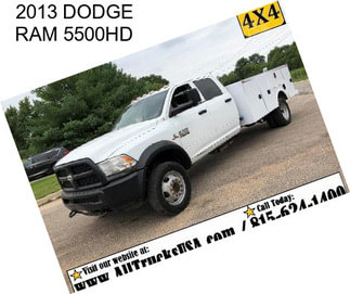 2013 DODGE RAM 5500HD