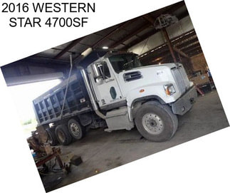 2016 WESTERN STAR 4700SF