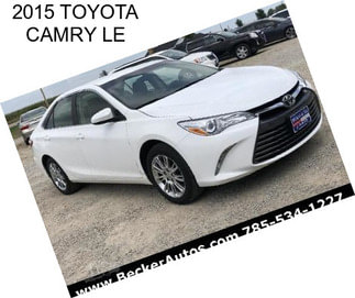 2015 TOYOTA CAMRY LE