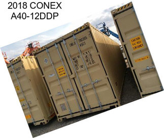 2018 CONEX A40-12DDP