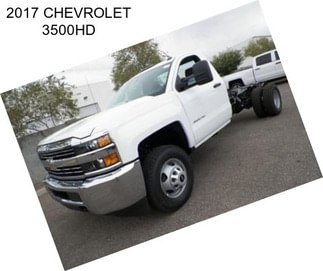 2017 CHEVROLET 3500HD