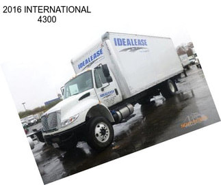 2016 INTERNATIONAL 4300