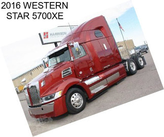 2016 WESTERN STAR 5700XE