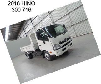 2018 HINO 300 716
