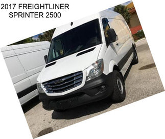 2017 FREIGHTLINER SPRINTER 2500