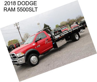 2018 DODGE RAM 5500SLT