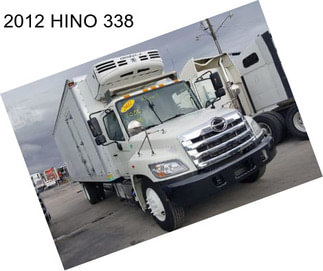 2012 HINO 338