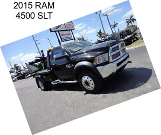 2015 RAM 4500 SLT