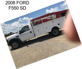 2008 FORD F550 SD