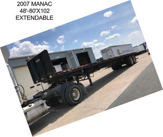 2007 MANAC 48\'-80\'X102\