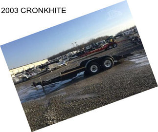 2003 CRONKHITE