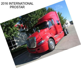 2016 INTERNATIONAL PROSTAR