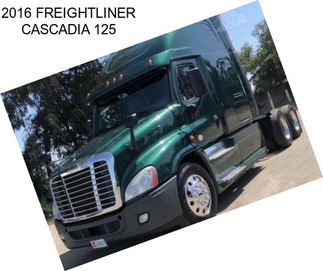 2016 FREIGHTLINER CASCADIA 125