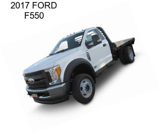 2017 FORD F550