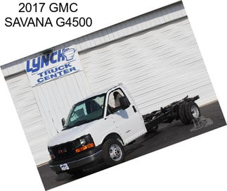 2017 GMC SAVANA G4500