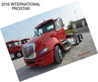 2016 INTERNATIONAL PROSTAR