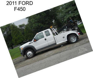 2011 FORD F450